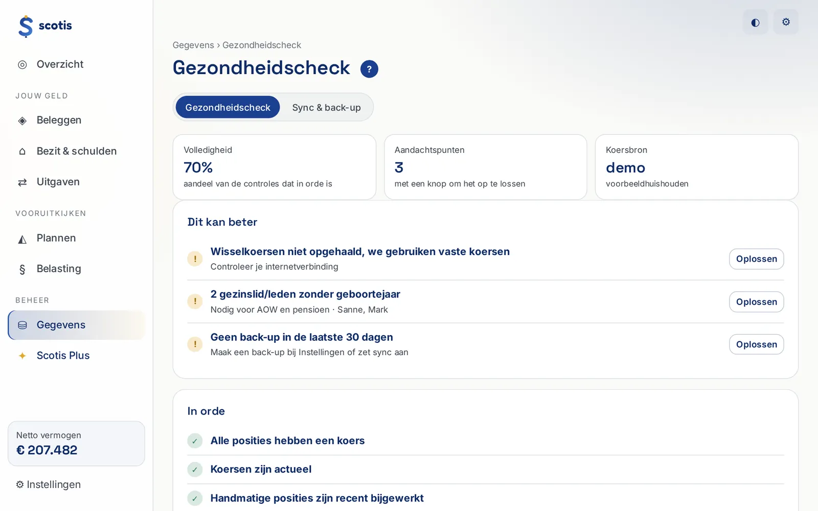 Scotis Gezondheidscheck